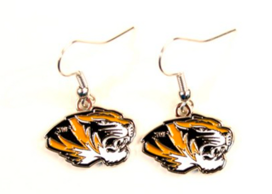 University of Missouri Tigers Earrings - Dangle Earrings