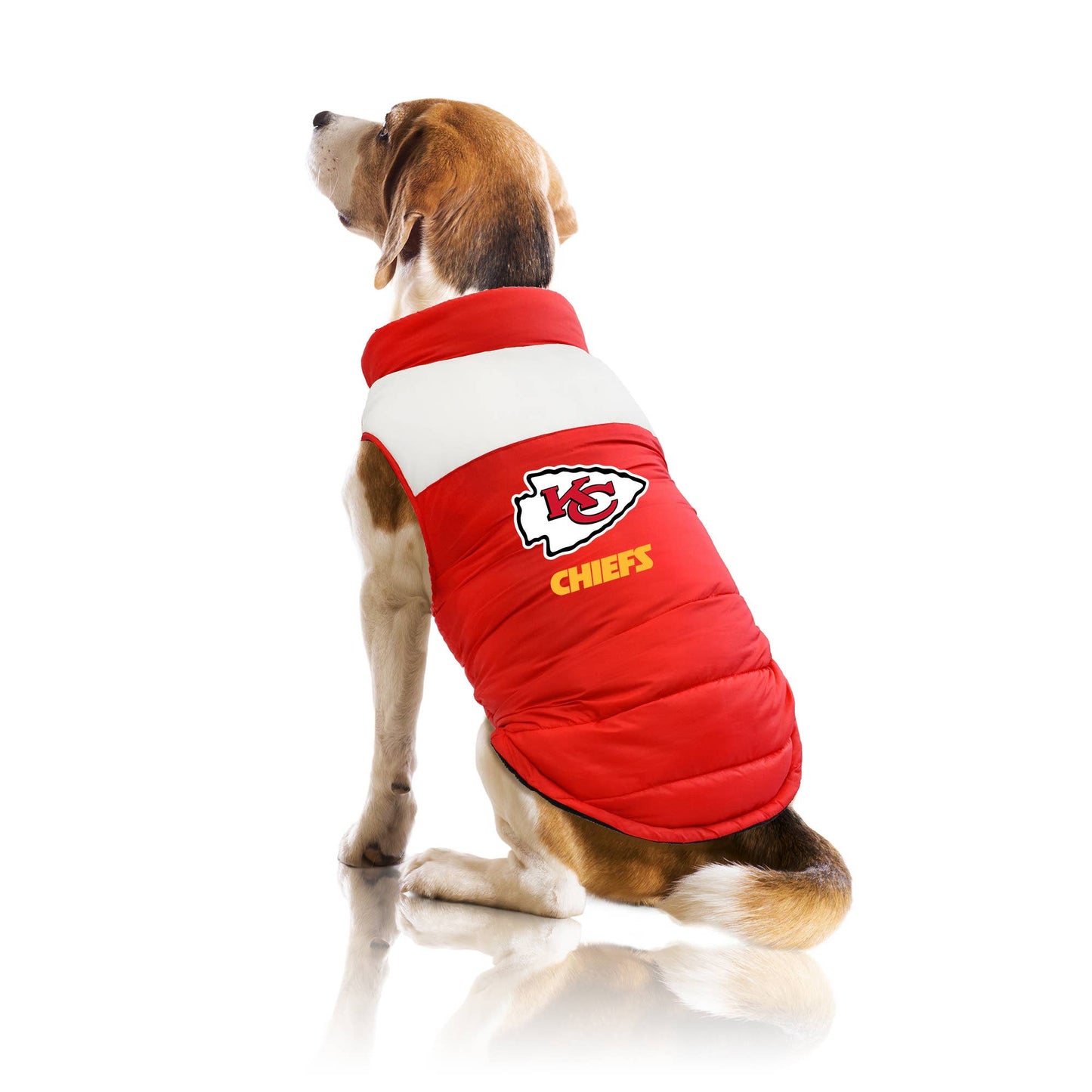 NFL Kansas City Chiefs Pet Parka Puffer Vest