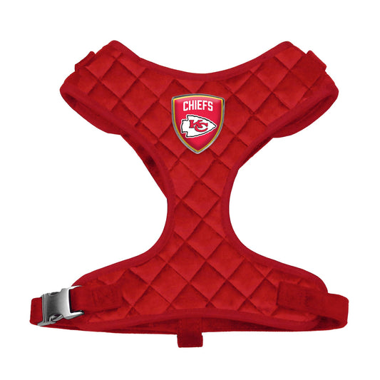 NFL Kansas City Chiefs Velvet Pet Harness