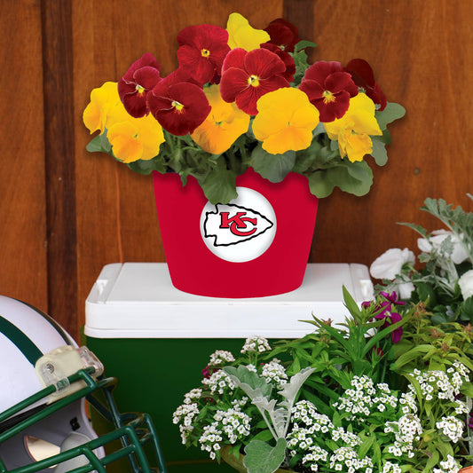 NFL Kansas City Chiefs Button Pot