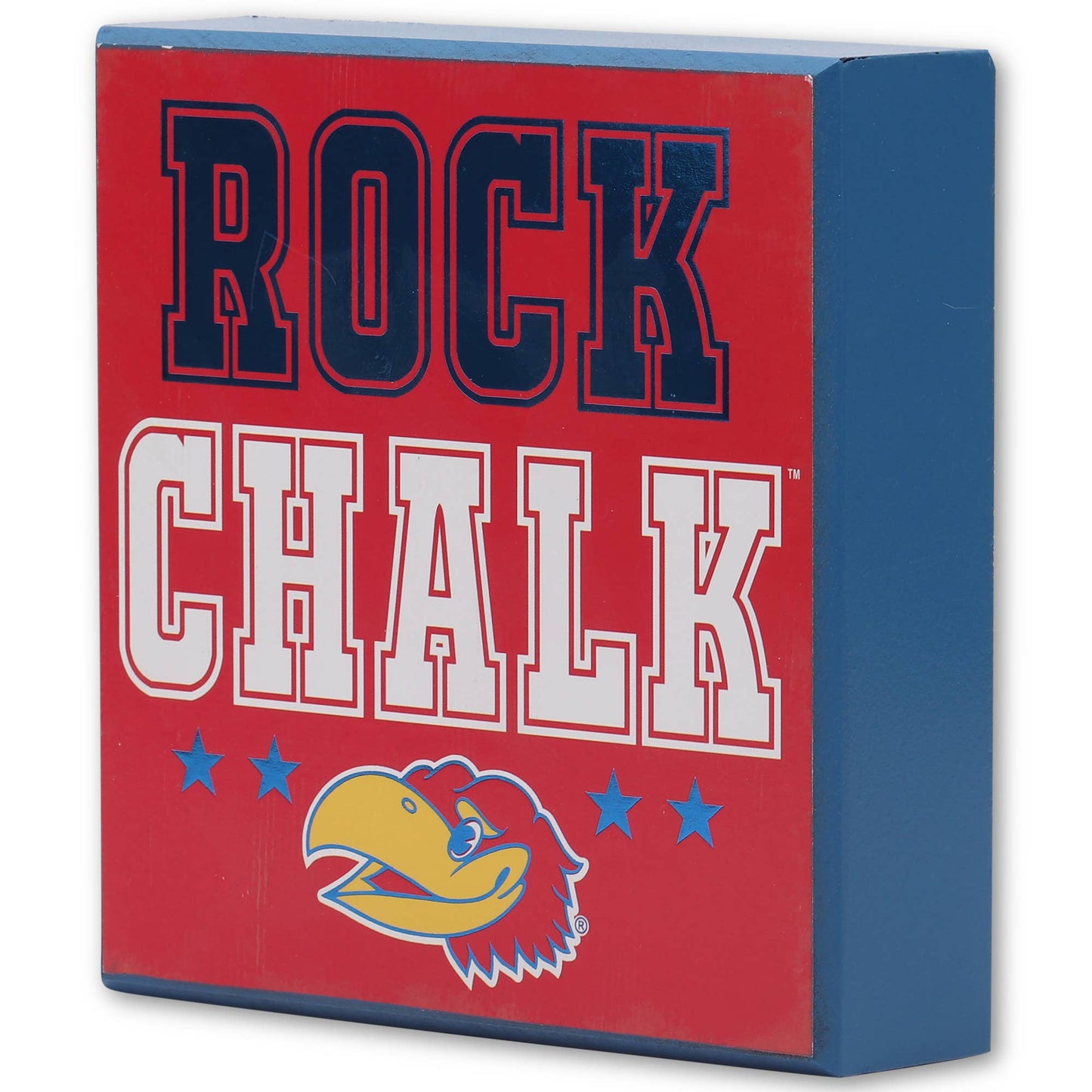 University Of Kansas Rock Chalk Wood Wall Decor