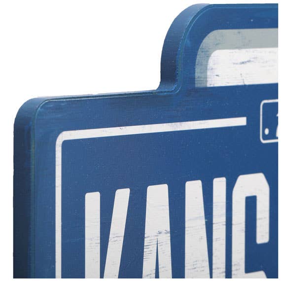 Kansas City Royals Home Plate Wood Wall Decor