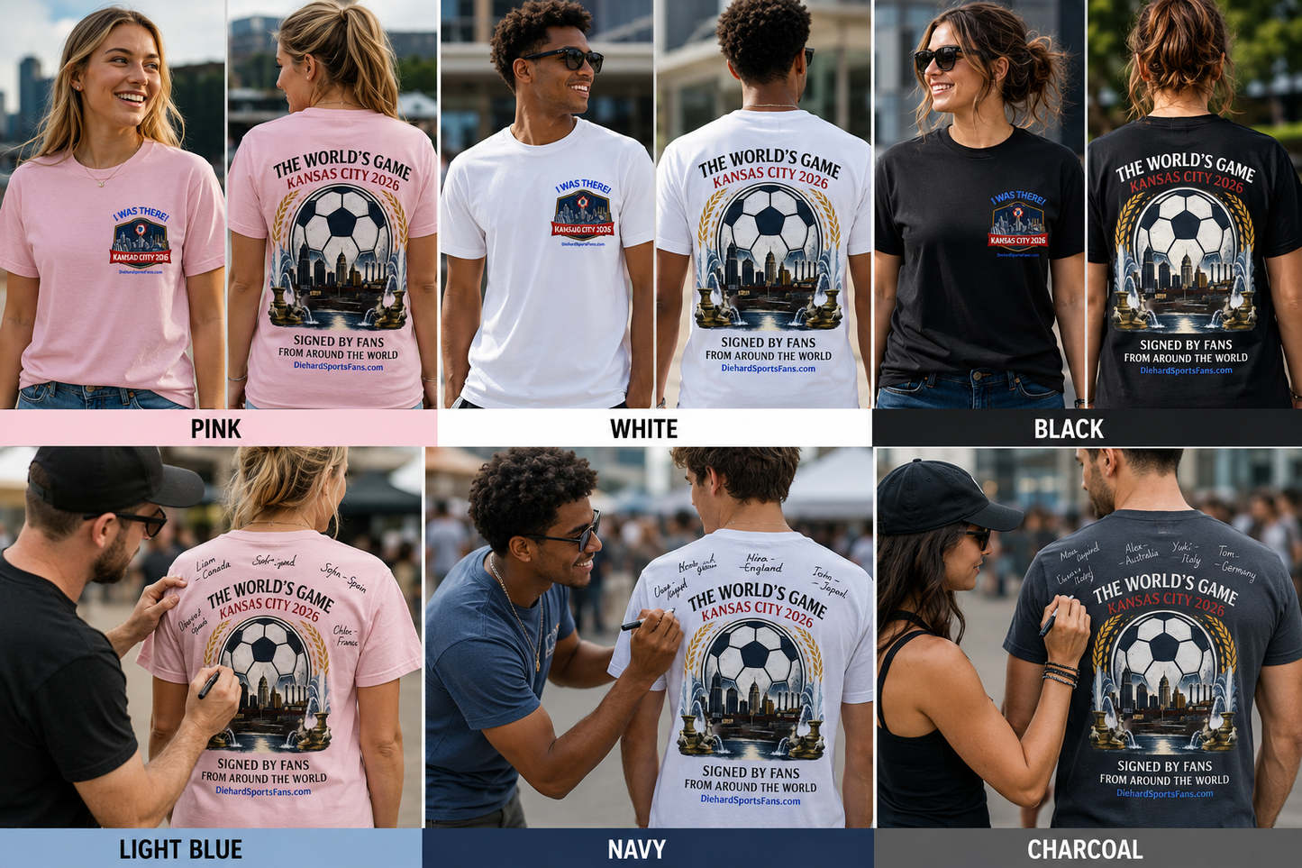 "I WAS THERE" Kansas City 2026 worldwide fan collection T-shirt