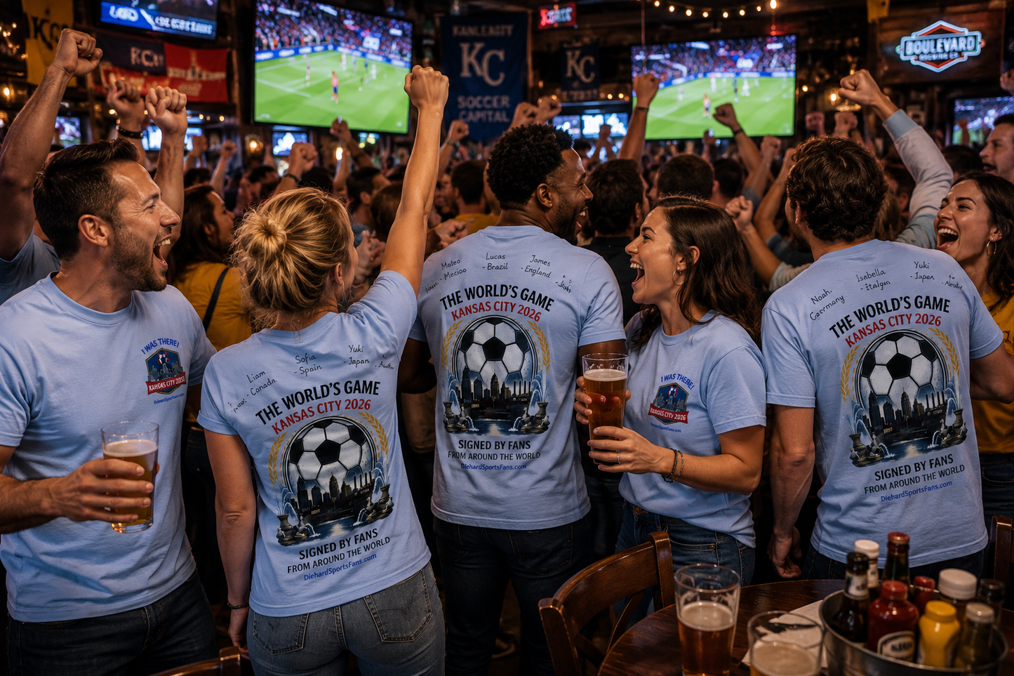 "I WAS THERE" Kansas City 2026 worldwide fan collection T-shirt