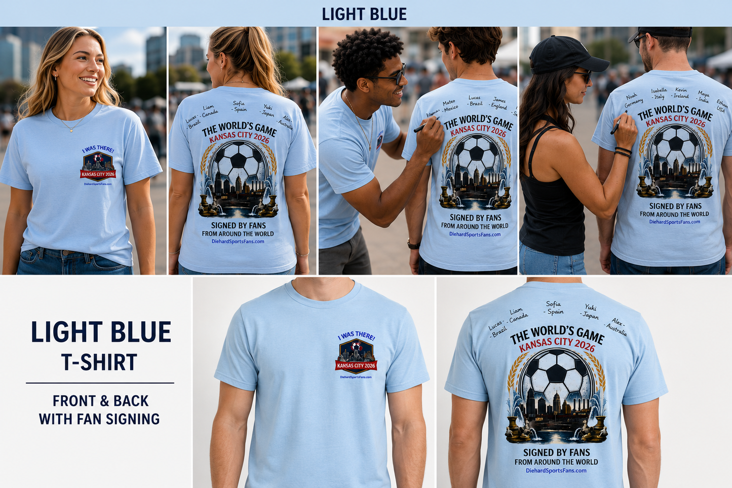 "I WAS THERE" Kansas City 2026 worldwide fan collection T-shirt